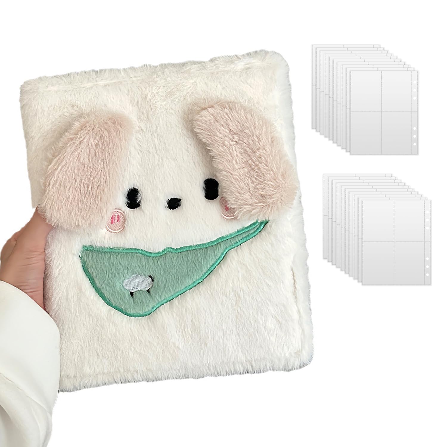 Amazon | Yurikaシール帳 a6 バインダ 女の子 ふわふわ可愛い動物